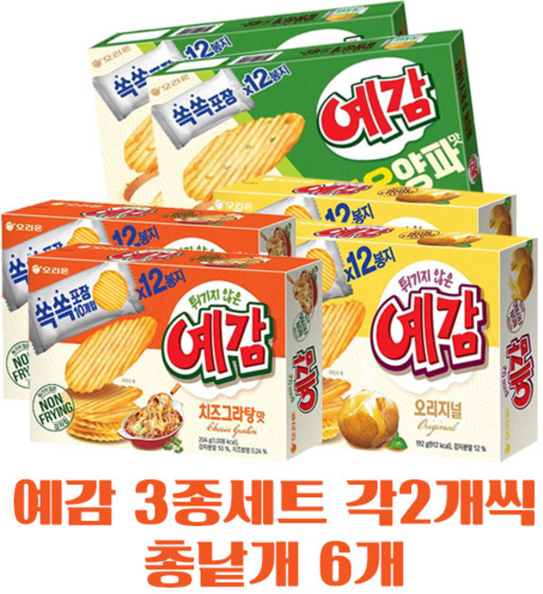 [냠냠상회]오리온 예감 대, 1세트, 192g