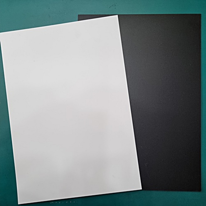 PP판 PP평판(경질) 두께1.5T 사이즈60cmX100cm 백색 흑색10장 2T(백색10장), 1개