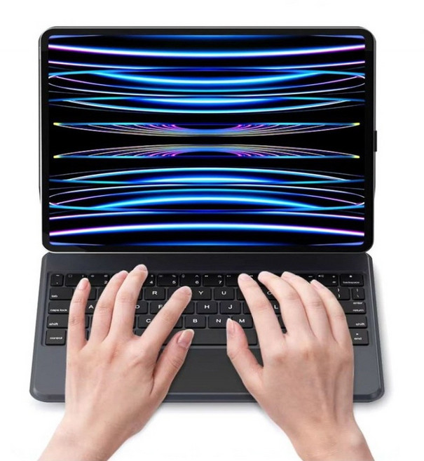 프리미엄 구조독 매직 키보드 아이패드 포고핀 키보드 케이스 M4 전용 11인치 13인치