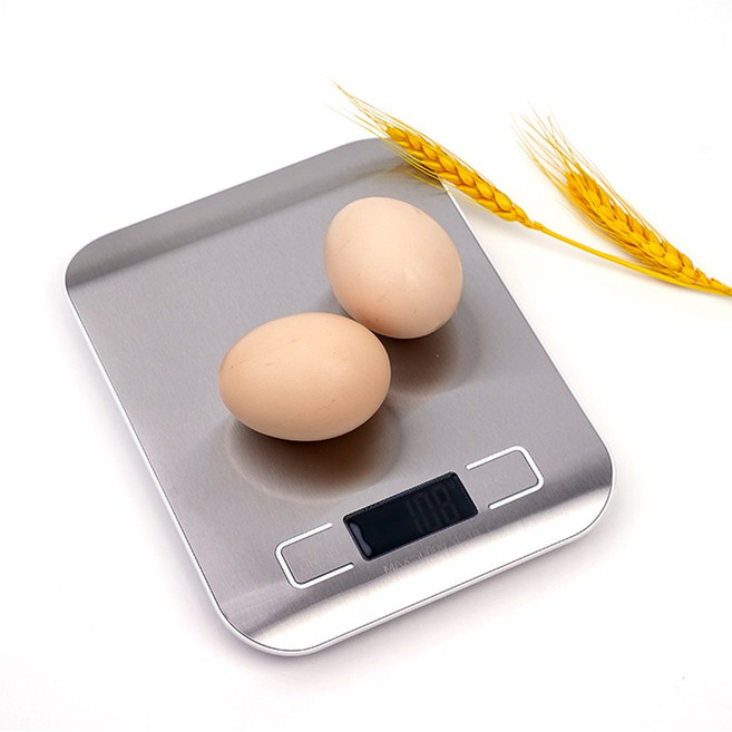 DKcl 디지털 주방 전자저울 이유식 5kg 계량, 1, 화이트