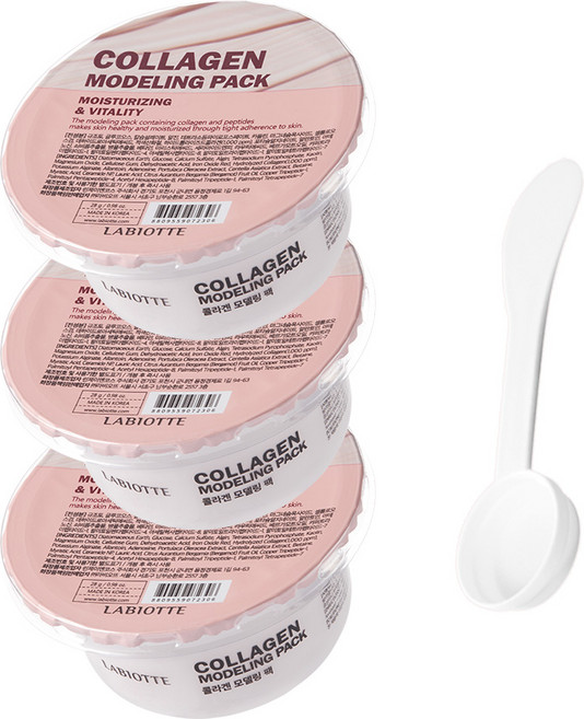 라비오뜨 콜라겐 모델링팩 세트, 1개, 3개입