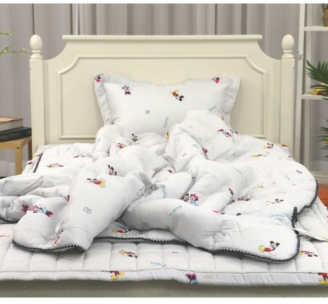 모달 100 미키마우스 미니마우스 차렵이불 알러지케어 사계절 아동 키즈 주니어 하나침장 디즈니 라이선스