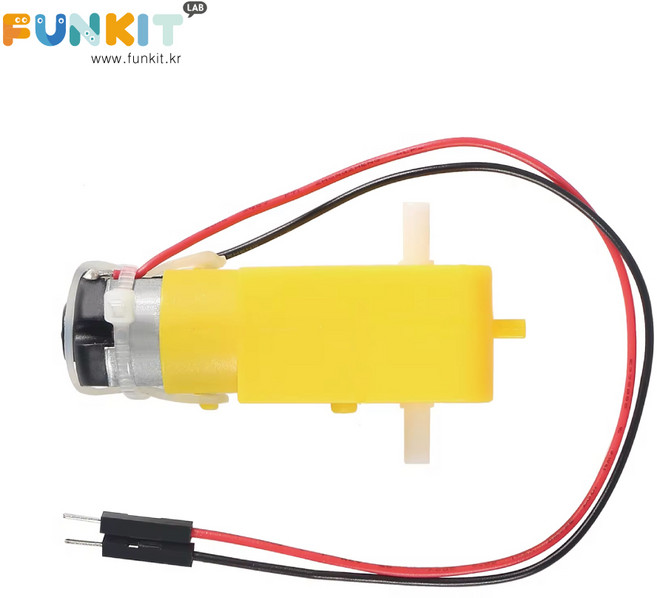 아두이노 RC카 DC모터 기어박스 점퍼선형, 1개