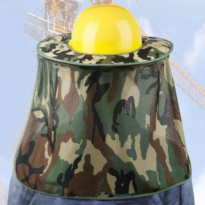 안전모 햇빛가리개 헬멧 망사 자외선 차단 여름 썬바이저, 1개, .