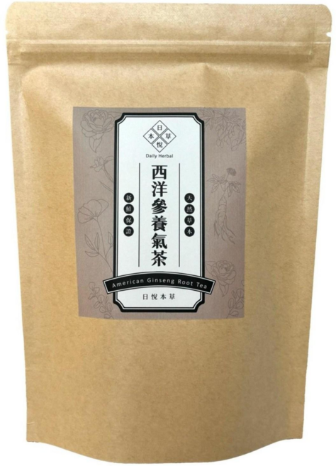 日悅本草 Daily Herbal 西洋參養氣茶 10入 雙倍份量 優質原料不粉碎 獨立包裝, 10g, 1套, 10個裝