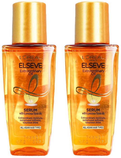 巴黎萊雅 金緻護髮精油 玫瑰精華 草本植萃 薄荷青檸, 1個, 新版金色款 30ml 2入優惠組