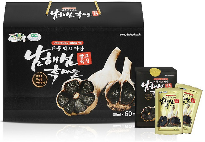 남해섬흑마늘 진액 60팩(1팩당80ml), 4.8L, 1개