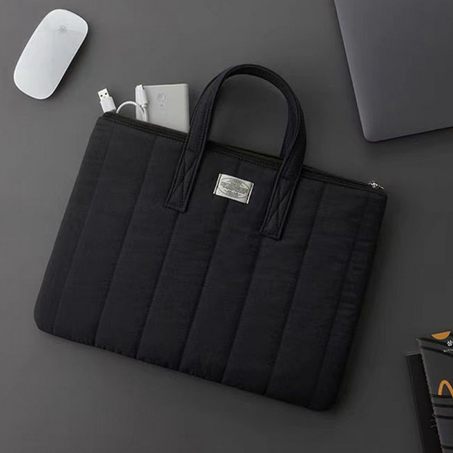 코지스 14인치 15인치 15.6인치 노트북가방 노트북파우치, 블랙