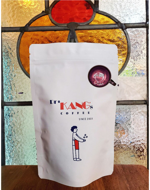 Dr.강스커피 바이올렛 블랜딩 200g 원두커피 로스팅커피 홀빈, 1개