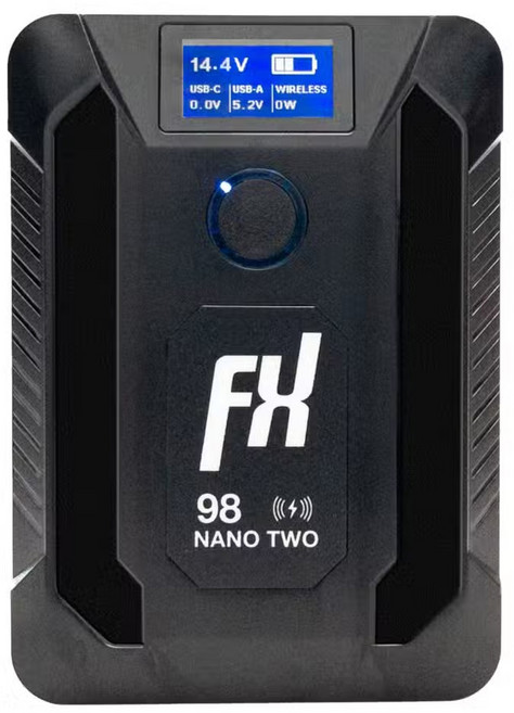 에프엑스라이온 나노 투 와이러리스 V마운트 배터리 100Wh + 5in1 파워 케이블 D-tap 타입 세트, 1세트, NANO-TWO-W, CD52