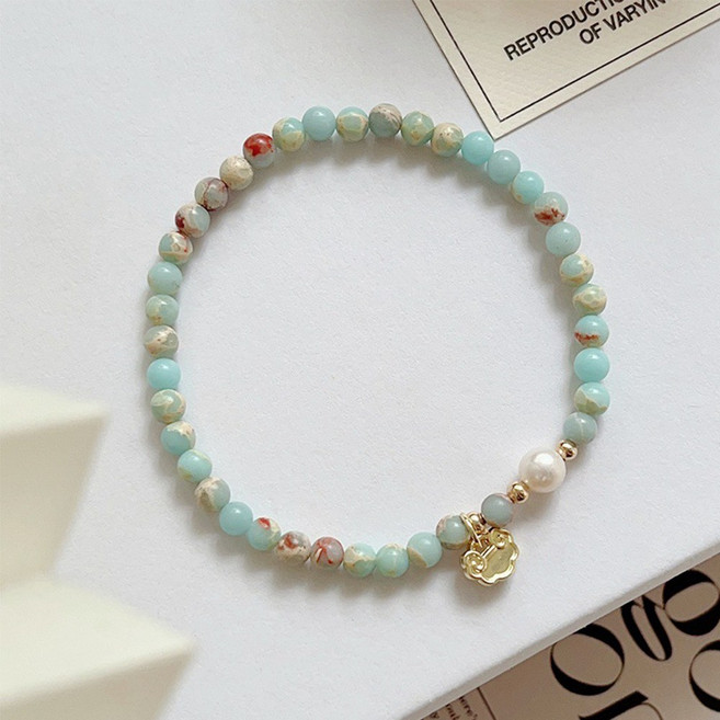 오누이디스플레이 천연원석 수산석 재물운 복 팬던트 팔찌 D33