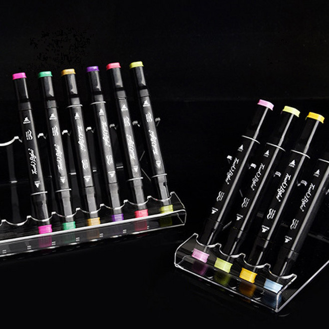 브러쉬 거치대 6구 아크릴 브러쉬거치대, 브러쉬거치대6구