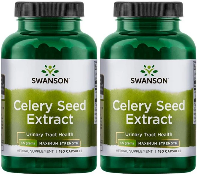 스완슨 샐러리 씨드 추출물 캡슐, 2개, 180정 - 쿠팡