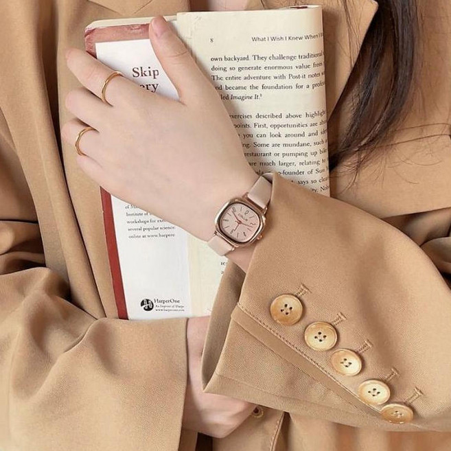 CDILLIS 비아워게스트 라운드 스퀘어 손목시계