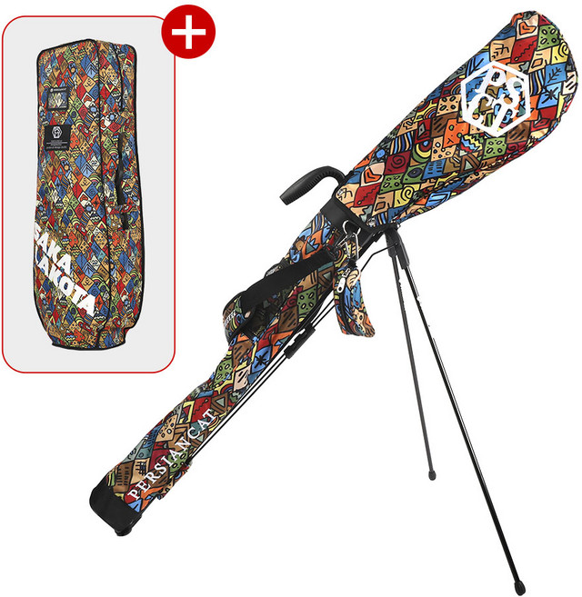 페르시안캣 사카라코타 자수 골프 스탠드 하프백 002 인디안(P3FUHB02)