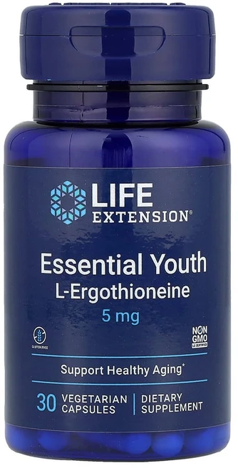 라이프익스텐션 에센셜 유스 l-에르고티오네인 5mg 베지캡슐 30정, 1개, 30개 - 쿠팡