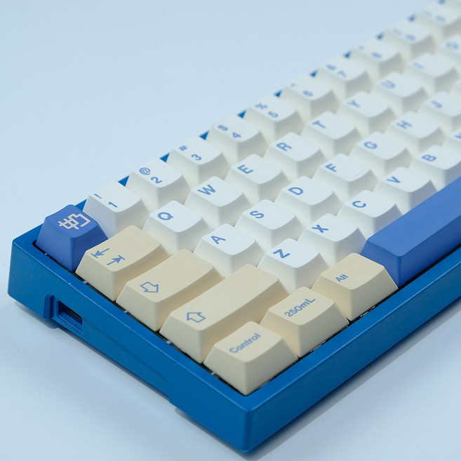 키캡디자인 두유키캡 소이밀크 체리 영문각인 PBT 1.7mm 염료승화 기계식키보드 독거미 앱코, 체리 영문