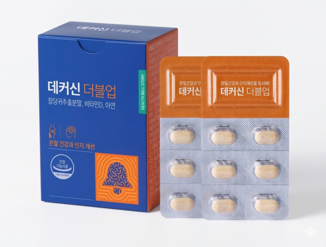 종근당건강 데커신 더블업 500mg x 60정 1개월분, 1개