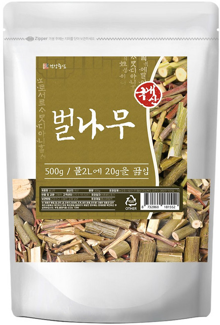 건강중심 국내산 벌나무 산청목 가지, 1개, 500g