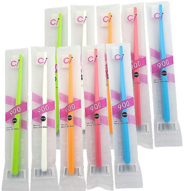 교정칫솔 치아교정 교정용칫솔, 10개, 1개입