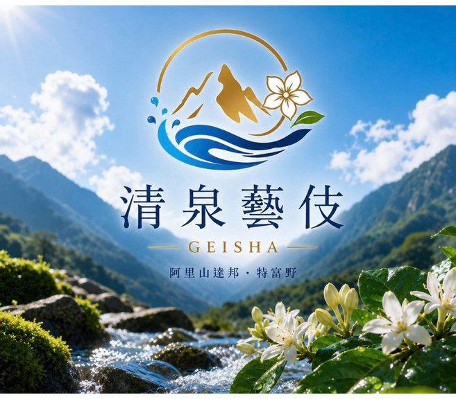 阿里山 清泉 純種藝伎 咖啡生豆, 1個
