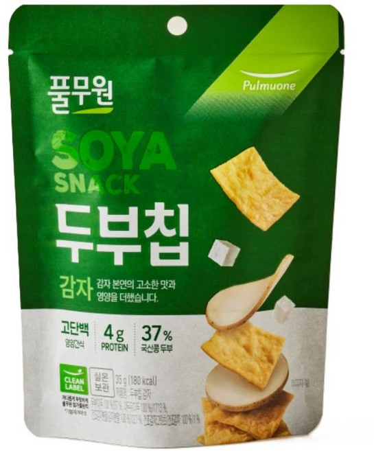 풀무원 두부칩 감자, 35g, 6개