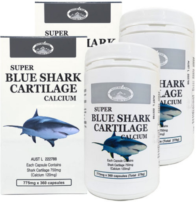 네이쳐스탑 상어연골 콘드로이친 칼슘, 2개, 360정