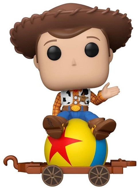 [5] 펀코팝 Funko Pop! 피규어 Trains: 디즈니 100 - 우디 온 룩소 볼 - 디즈니 픽사: 토이 스토리 - 수집용 비닐 피규어 - 선물 아이디어 - 공식 상품