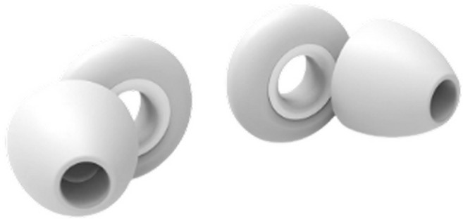 수면 귀마개 소음 차단 수영 작업 공부 실리콘 이어플러그 화이트, 1세트, 1쌍