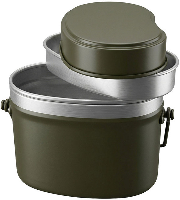 팔마스 캠핑반합 군용반합 밀리터리 카키색, 1개