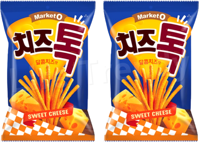 마켓오 치즈톡 달콤치즈맛, 80g, 2개