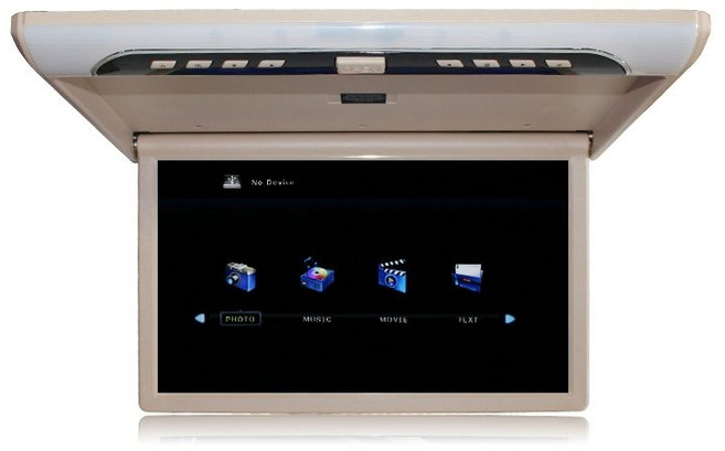 차량용 TV 천장 튜닝 접이식 휴대폰미러링 카라반 티비 캠핑카 차박, C 19인치 MP5 미러링 세트