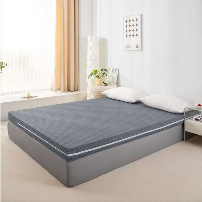 日本TUTOGO記憶海綿床墊 學生宿舍床墊 高密度海綿床墊 四季適用, 灰色