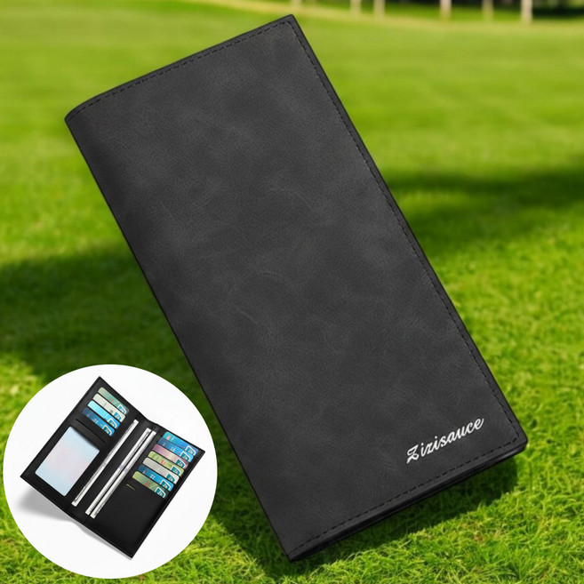 통하다유통 남녀공용 돈 지폐 내기 지갑, 1개, 블랙