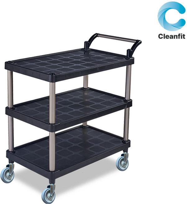 크린핏 3단 식당 서빙 카트 검정, 1개