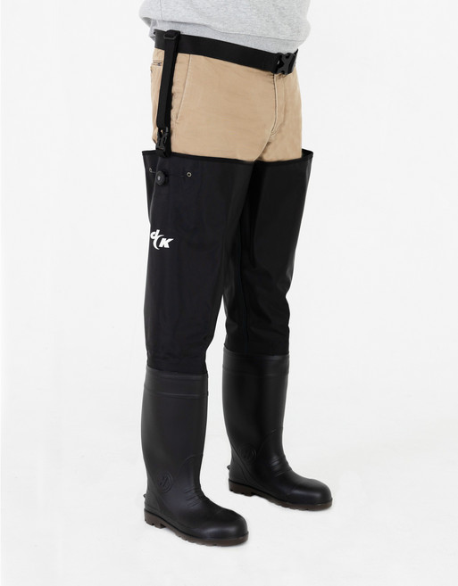 디씨케이 dCK 허벅지장화 힙웨이더 러그솔 와이어 다이얼 낚시 민물 갯바위 바다, 270, 블랙