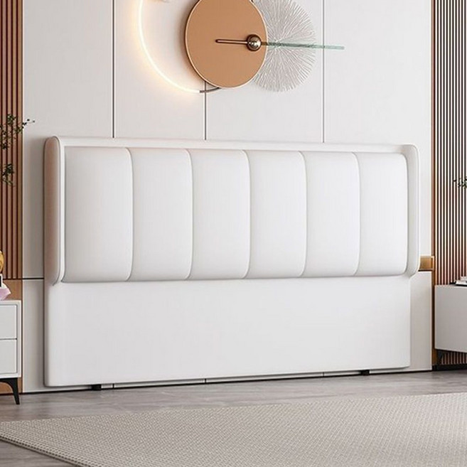 모던 심플 침대 헤드보드 싱글/슈퍼 싱글/더블/퀸 치수 침대헤드선반, 흰색