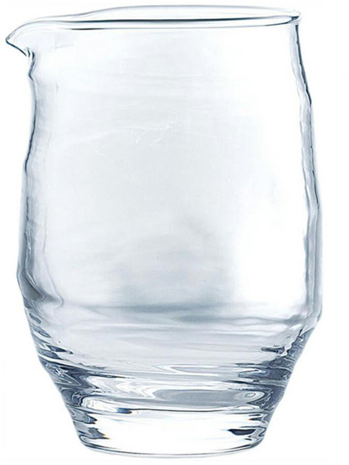 도요사사키 일본 사케잔 유리 도쿠리 사케병 술병 술잔 435ml, 1개