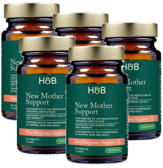 홀랜드앤바렛 뉴 마더 서포트 임산부 서포트 Holland & Barrett New Mother Support, 5개, 30정