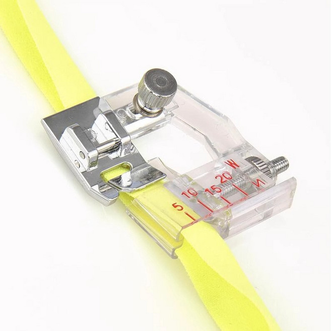 재봉틀 부속품 4종 말아박기 노루발 가정용 부자재 미싱 바늘, 02.말아박기노루발7 8, 실버, 1개