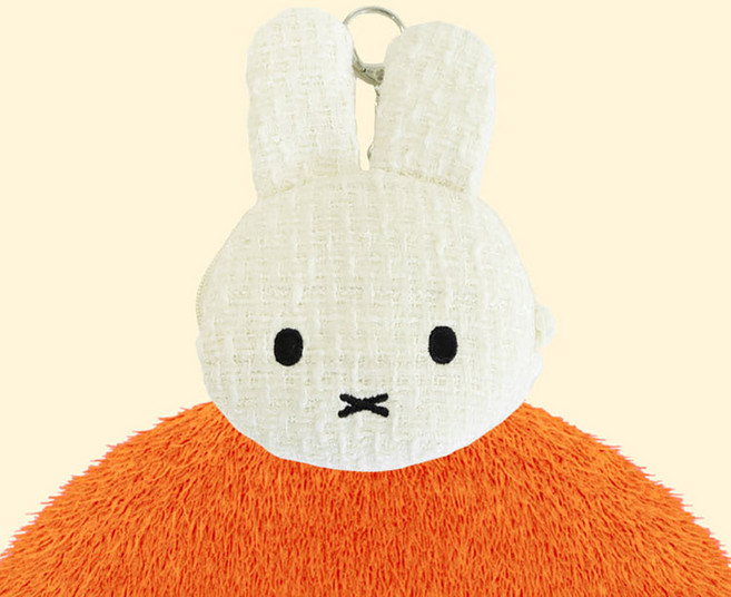 [DND] 미피 트위드 동전지갑 키링-미피