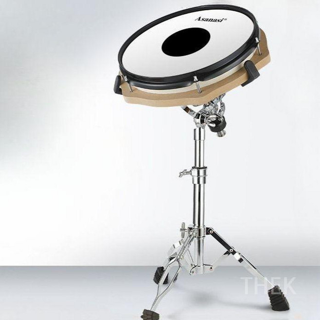 드럼 연습 패드 페달 연습기 킥드럼 초보자 입문용 스탠드 발판 가정용 연습용, 1개