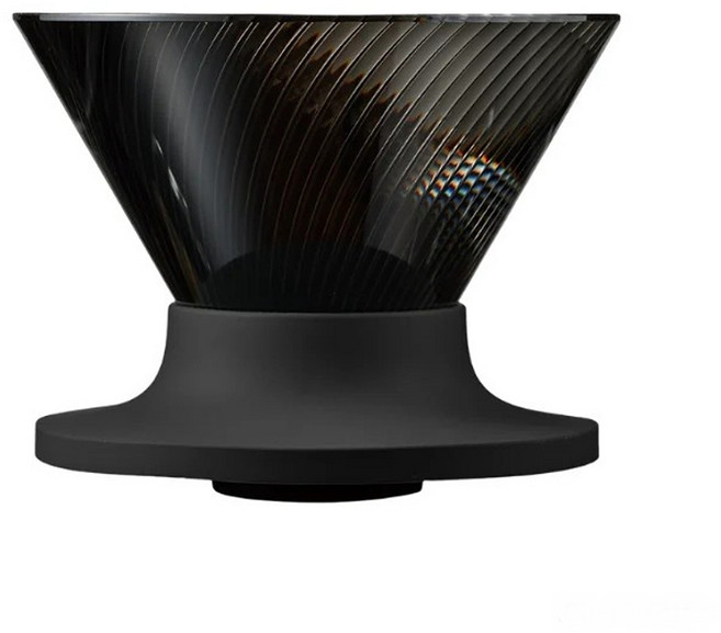 HARIO V60 01濾杯 PCT樹脂(Tritan), 黑, 1個