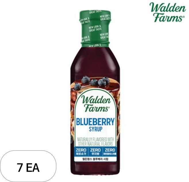 월든팜스 블루베리 시럽, 355ml, 7개