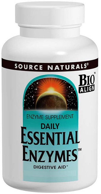 SOURCE NATURALS 每日酵素素食膠囊 500mg, 240顆, 1罐