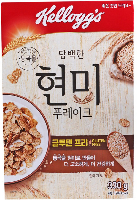 현미 후레이크 330G 켈로그, 1개