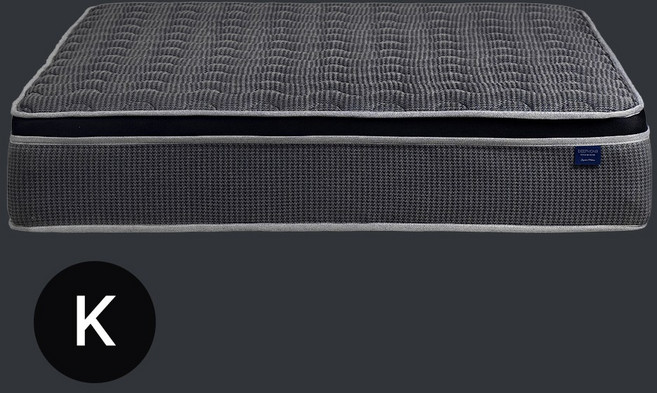 한국의 얼을 담은 딥몽 시그니처 플러스 한국인 체형 맞춤 설계 매트리스 허리에 좋은 침대 수면 단단한 사이드벽 미디엄 하드 K, 중간 단단함, 27cm
