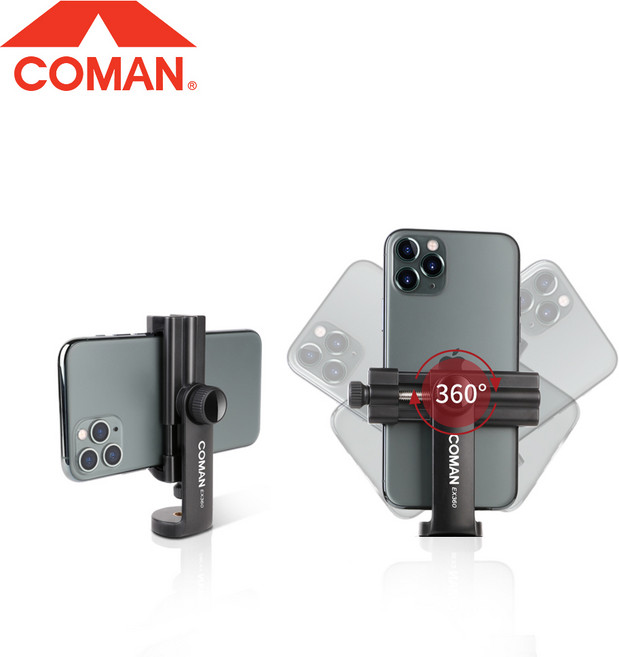 코만 COMAN EX360 스마트폰 삼각대 홀더, 코만 COMAN EX360 홀더, 1개