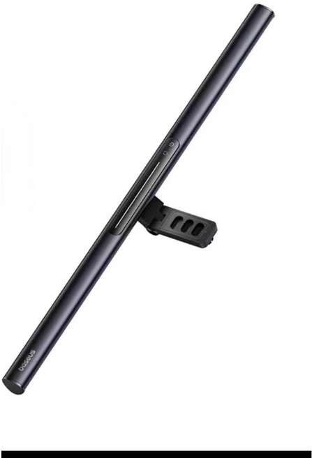 베이스어스 i-wok 3 최신 모델 블루라이트차단 모니터 LED 조명 터치식 스크린바 컴퓨터 액세서리, 1개