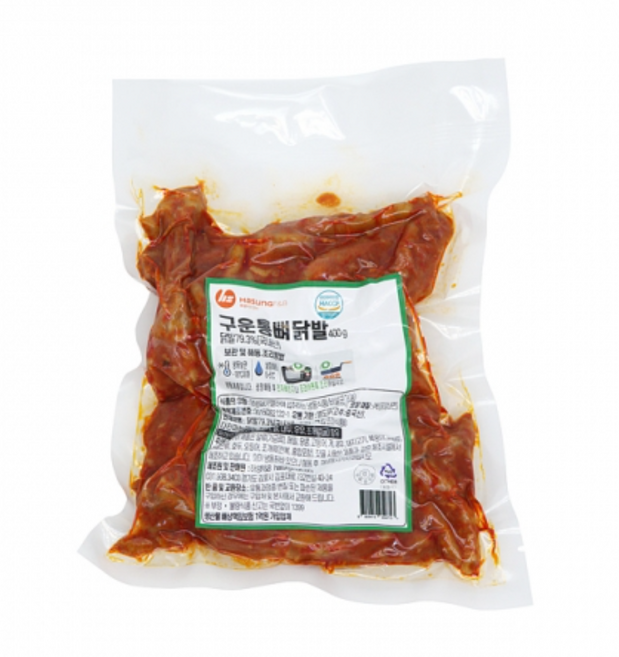 mm 하성 구운 통뼈닭발 400g, 1개